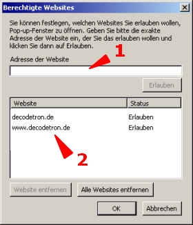Popups